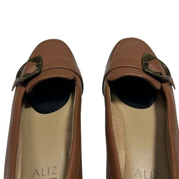 Naturalizer Kayden Moc Vegan Leather Loafer Faux Leather Flats Buckle Slip on - Picture 11 of 13